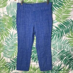 7th avenue studio design royal blue with gray specks dress pants size L